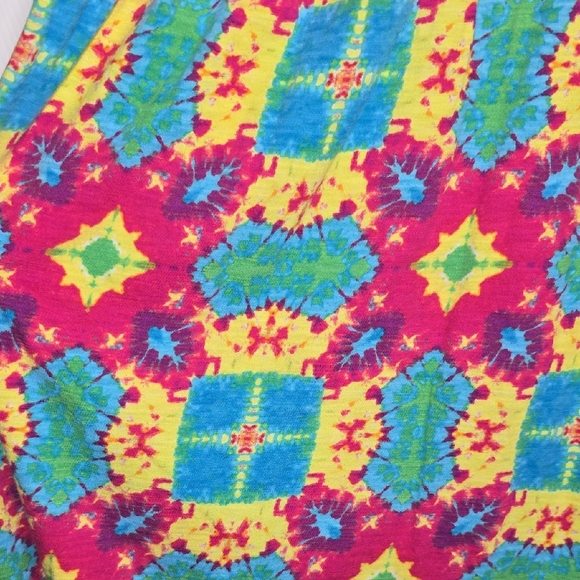 No Boundaries M Medium Colorful Tie-Dye Mini Dress - Picture 5 of 6